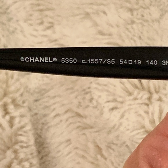 Chanel 5350 1557/S5 Black White Cateye Sunglasses main image 10